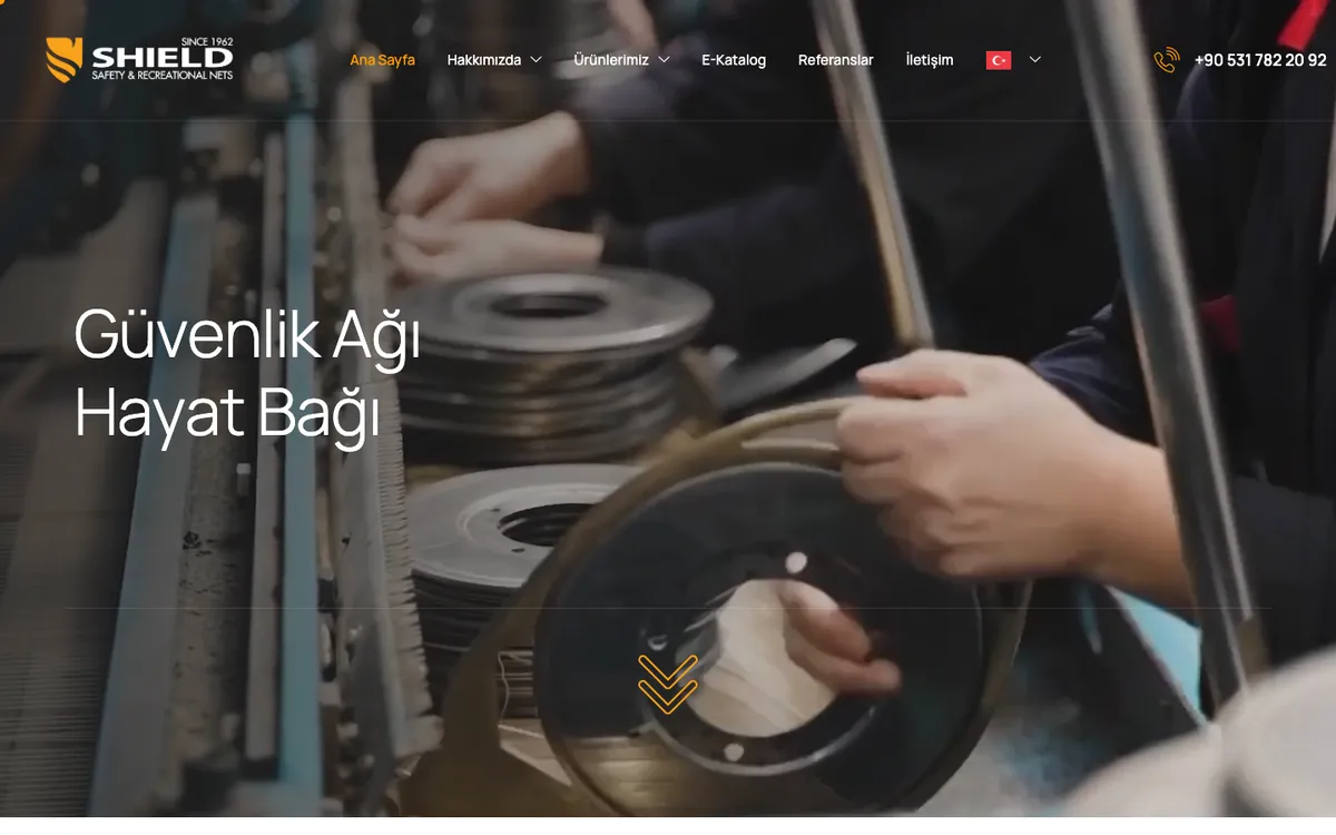Shield Net Store e-commerce homepage — Bilcod digital agency e-commerce project